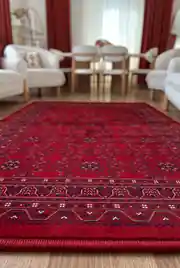 Marakeş Serisi Kırmızı Dokuma Halı 160x230cm 6
