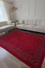 Marakeş Serisi Kırmızı Dokuma Halı 200x290cm 4