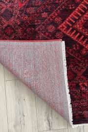 Safir Serisi Kırmızı Vintage Dokuma Halı Salon Halısı 160x240cm 5