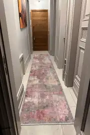Kaymaz Tabanlı Yıkanabilir Renkli Salon Halısı 1424 160x230cm 3