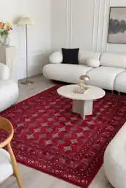 Marakeş Serisi Kırmızı Dokuma Halı 200x290cm 5