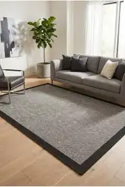 Kaymaz Tabanlı Yıkanabilir Bej Bordürlü HalıVP01 100x200cm 1