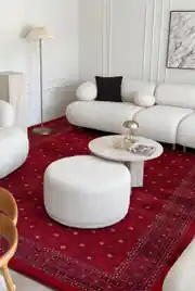 Marakeş Serisi Kırmızı Dokuma Halı 160x230 3