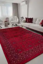 Marakeş Serisi Kırmızı Dokuma Halı 200x290cm 5